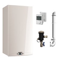 Centrala Ariston HS Premium 24 kw, centrala pe gaz, in condensare kit de evacuare inclus, termostat ambient si filtru antimagnetita - 1