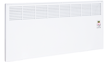 Convector de perete sau pardoseala iVigo DIGITAL EPK 2500 W White, control electronic, Termostat de siguranta, termostat reglabil, IP 24, pentru 28 mp, ERP 2018