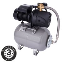 Hidrofor cu pompa autoamorsanta Wasserkonig FL528625, fonta, putere 1250 W, debit 5160 l/h, inaltime refulare 52 m, vas de expansiune 24 l - 1