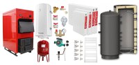 Pachet Centrala pe combustibil solid Fornello Eco Energy WB 25 kW, Puffer 800 litri, Radiatoare Otel, Boiler Termoelectric, Vas Expansune, Pompa si Fitinguri Montaj - 1