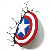 Lampa 3D Marvel - Captain America - 1