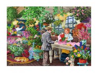 Puzzle din lemn - The Florist s - 200 piese - 1