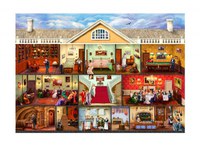 Puzzle din lemn - Victorian Mansion - 200 piese - 1