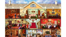 Puzzle din lemn - Victorian Mansion - 200 piese