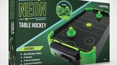 Resigilat - Joc de birou Air Hockey Neon