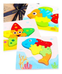 Set 3 puzzle din lemn - Let s Play Under the Sea - 1