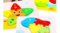 Set 3 puzzle din lemn - Let s Play Under the Sea