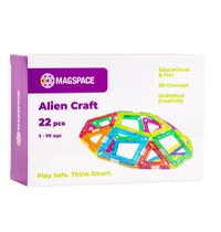 Set magnetic 22 pcs Magspace - Alien Craft - 1