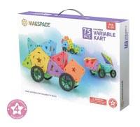 Set magnetic 75 pcs Magspace - Variable Kart - 1