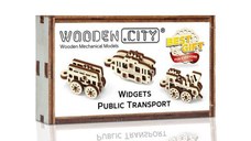 Set puzzle mecanic 3D - Transport Public (3 buc)