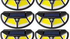 6 x Lampa solara SH -122 LED COB cu senzor de miscare si lumina 3 moduri ILUMINARE