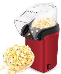 Aparat cu Aer Cald de facut Popcorn A209 fara ulei de 1200W Rosu - 1