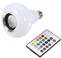 Bec led cu difuzor Bluetooth si telecomanda - 1