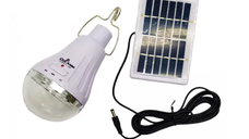 Bec LED cu panou solar CL 028 MAX