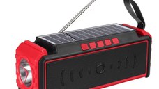 Boxa Portabila cu Panou Solar Incorporat functie Bluetooth MF-209