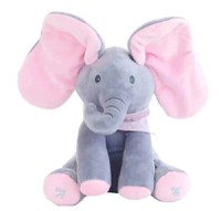 Elefant ROZ interactiv din plus Vorbeste Canta si Flutura urechile - 1