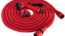 Furtun extensibil PROFESIONAL 22M de gradina Rosu