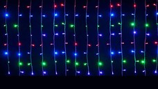 Instalatie 8094 MULTICOLOR 240 LED Perdea 3x3m Exterior Fir Alb Gros