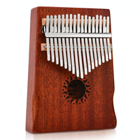 Kalimba 103 Instrument muzical NATURE din lemn 17 note - 1