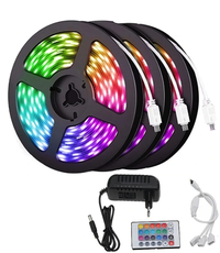 Kit Banda Led Rgb 15 Metri 3x5 Metri 5050 cu Telecomanda - 1