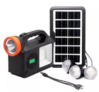 Kit solar de iluminare GD Times GD 102 cu 3 becuri radio - 1