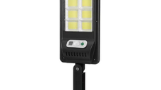 Lampa cu Incarcare Solara 150W, 160 LED-uri COB telecomanda