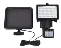 Lampa LED cu panou solar 60 LED senzor de miscare 15W - 1