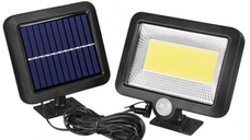 Lampa LED cu panou solar si senzor de miscare 1 CASETA COB