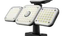 Lampa solara Andowl Q TY111 6500K cu 4 casete si senzor miscare