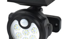 Lampa solara cu inductie SH-1705B cu senzor de miscare si Panou Integrat 36 LED