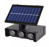 Lampa Solara de Perete Dubla cu Panou Solar 6 LED - 1