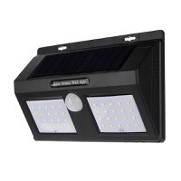 Lampa solara XF 6029 2 x 20 LED cu senzor de miscare si lumina - 1