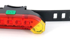 Lampa Stop bicicleta QX-W03 7 LED-uri Rosu-Galben