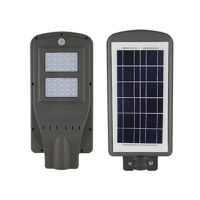 Lampa stradala cu leduri 40 w, panou solar, senzor de noapte/zi - 1