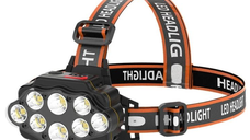 Lanterna de cap 8 LED uri XC88 cu 4 Moduri iluminare