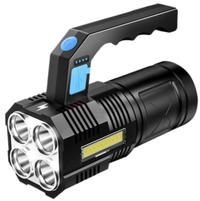 Lanterna de mana F-907 cu 4 LED si COB lateral - 1