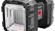 Lanterna LED W844 cu doua capete Puternica cu Acumulator 55 LED, USB, Semnalizare Urgente