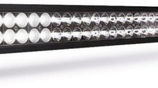 LED Bar Auto SLIM 100 CM 240W leduri pe 2 randuri 12V-24V 17.600 Lumeni