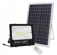 Proiector LED 100W cu panou solar si telecomanda HA - 1