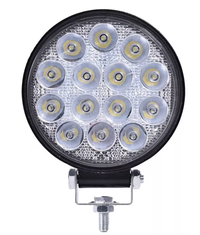 Proiector LED auto Offroad 14 led 42W rotund - 1