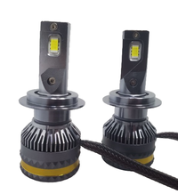 Set 2 becuri auto H1 LED A8, 100W, 15000 Lumeni, Lumina alba 6000k - 1