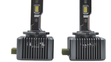 Set 2 Becuri auto LED D1S, 6500k, 110W/set, canbus Carcasa NEAGRA