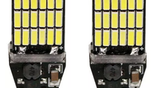 Set 2 x Becuri auto LED SMD T15 16W Canbus