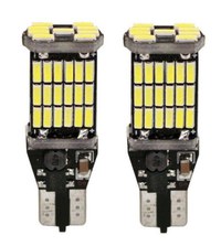 Set 2 x Becuri Auto LED T15 Canbus Instrumente Interior Culoare Alb - 1