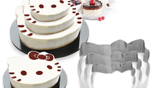 Set 3 forme pentru tort model Hello Kitty