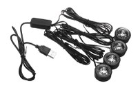 Set 4 Lumini Interior Auto A10 USB LED RGB Star Light - 1