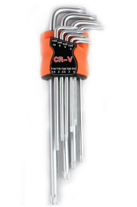 Set 9 Chei Imbus Torx STEA EXTRA LUNGI Cr-v T10-T50 - 1