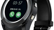 Smartwatch V8 HandsFree Bluetooth 3.0 Micro SIM Android Camera 1.3MP Negru