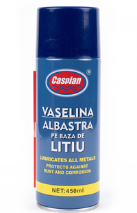 Spray vaselina albastra Caspian 450ml pe baza de litiu - 1