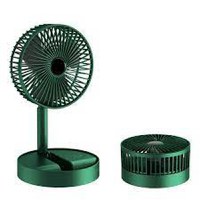 Ventilator portabil de masa cu incarcare prin USB cu 3 Trepte de viteza Verde - 1